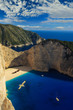 Shipwreck Navagio beach in Zakynthos islan