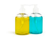 Two vials of liquid soap