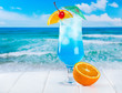 Foto: Blue Curacao cocktail Blue Curacao cocktail