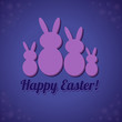 Ping bunnies postcard