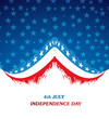 Vector: 4th july american independence day flag grunge wave vector desig 4th july american independence day flag grunge wave vector desig