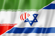 Iran and Israel flag