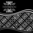 Vektor: Elegant seamless wallpaper in silver Elegant seamless wallpaper in silver