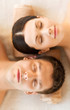 couple in spa