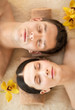 couple in spa