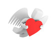 Illustrazione: Angel with heart Angel with heart