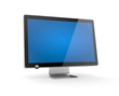 Illustration: Computer Monitor with reflection Computer Monitor with reflection