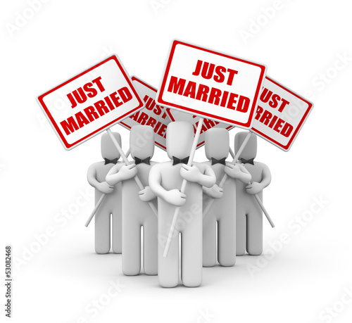 Illustration: Just married Just married