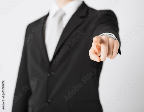 Photo: man pointing his finger at you man pointing his finger at you