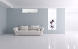 Interno con aria condizionata