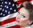 beautiful American woman