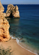 Felsformationen an der Algarve, Portugal