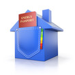 Energy efficiency concept with "energy passport"