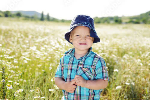 Photo: boy in field boy in field