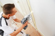 professional painter at work