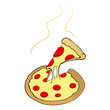 Pizza Vektor Logo