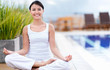 Woman doing yoga