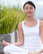 Woman doing yoga