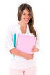 Beautiful female student