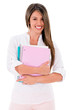 Happy female student