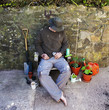 The Grubby, Dozing, Gardener.