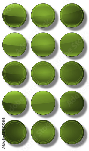 Illustration: Web Buttons glossy- set Web Buttons glossy- set