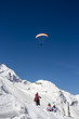 Paraglider in the mountains