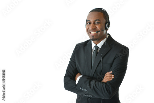 Photo: Customer Service Representative with Arms Crossed Customer Service Representative with Arms Crossed