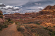 Beginning of a Corona Arch trail