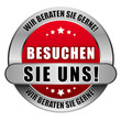 Vektor: 5 Star Button rot BESUCHEN SIE UNS WBSG WBSG 5 Star Button rot BESUCHEN SIE UNS WBSG WBSG