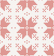 Vector: Seamless pattern with Red stars in Norwegian style Seamless pattern with Red stars in Norwegian style