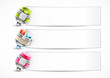 Pens with white papers