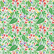 Colorful floral pattern