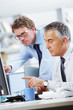 Business people at work