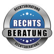Vektor: 5 Star Button blau RECHTSBERATUNG DTO DTO 5 Star Button blau RECHTSBERATUNG DTO DTO