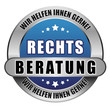 5 Star Button blau RECHTSBERATUNG WHIG WHIG