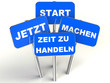 Illustration: Start Jetzt Start Jetzt