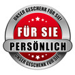5 Star Button rot FÜR SIE PERSÖNLICH EGFS EGFS