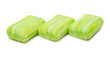 Row of green soap