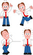 Cartoon Businessman Set