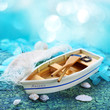 Photo: Auszeit - Kleines Paddelboot lädt ein Auszeit - Kleines Paddelboot lädt ein