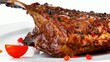 ribs served on plate with pomegranate beens 1920x1080 intro moti