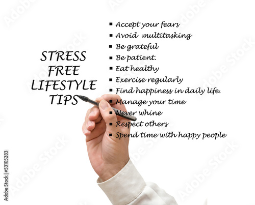 Photo: Stress free lifestyle tips Stress free lifestyle tips
