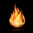 Vector: Symbol of fire Symbol of fire