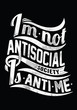 Not antisocial
