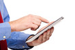 Photo: Man using a digital tablet Man using a digital tablet