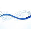 Vektor: Abstract blue background Abstract blue background