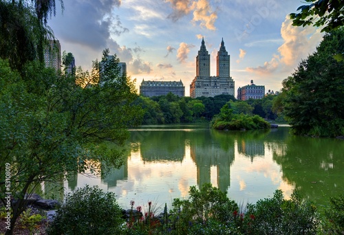 Photo: New York City Central Park Lake New York City Central Park Lake