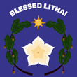 Litha greeting card
