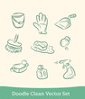 doodle clean set